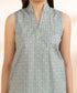 2 Piece - Printed Cotton Suit